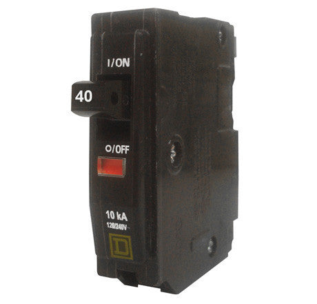 Interruptor termomagnético enchufable 1P x 40A QO140 - Interruptor termomagnético enchuifable - Square D - Boxito.click