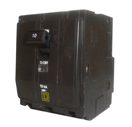 Interruptor termomagnético enchufable 3P x 10A QO310 - Interruptor termomagnético enchuifable - Square D - Boxito.click