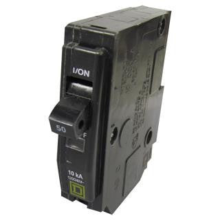 Interruptor termomagnético enchufable 1P x 50A QO150 - Interruptor termomagnético enchuifable - Square D - Boxito.click