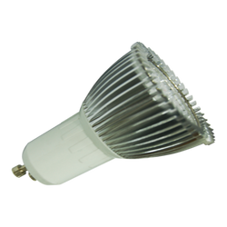 Led dicroico GU-10 con disipador metálico de luz cálida 3 W - LEDS - Benelux - Boxito.click