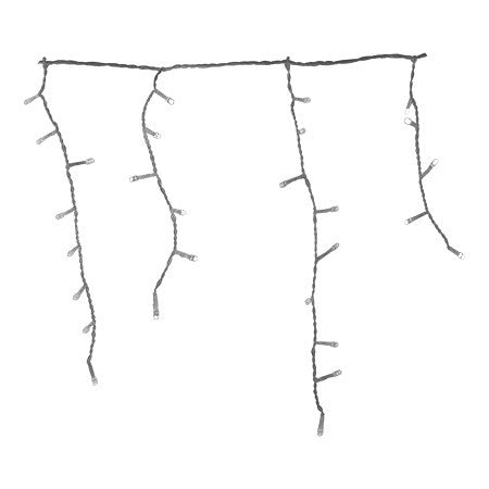 Serie Led de cascada blanca de 3.45 mts