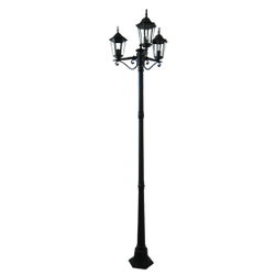 faroles de poste negro al 127v 60hz1045e/3g 