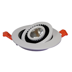 Lámpara led dirigible de empotrar luz cálida 7 W - LEDS - Benelux - Boxito.click