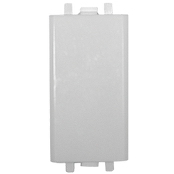 n4100-bp tapon cieg 1modul blanc polar