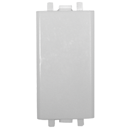 n4100-bp tapon cieg 1modul blanc polar