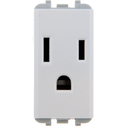 n4128-bp contacto 2p+t 1modul blanc polar