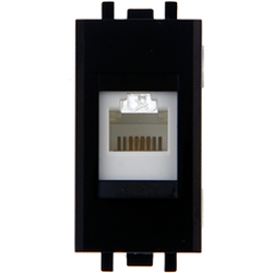 n4117-np toma telefon 4h 1modul negr piano