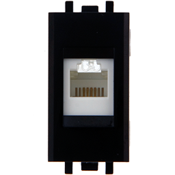 n4117-np toma telefon 4h 1modul negr piano