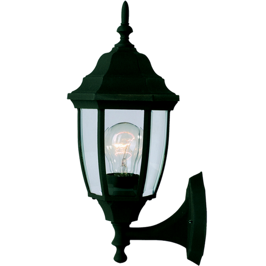Farol de pared de color  negro de 100W