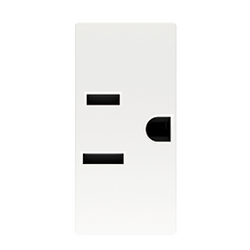 n1128-bl contact 2p+t 1mod con unno protecc infantil blanc