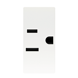 n1128-bl contact 2p+t 1mod con unno protecc infantil blanc