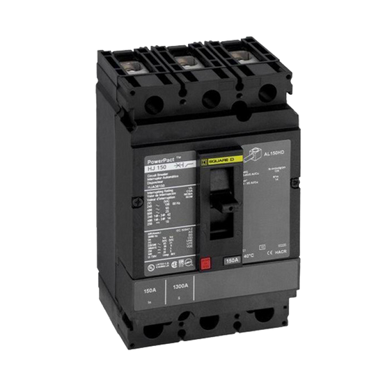Interruptor Powerpact con zapatas 3P x 150A HDL36150 - Interruptor Powerpact HDL - Square D - Boxito.click