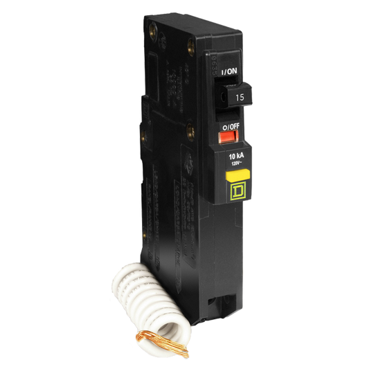 Interruptor termomagnético QO115GFI - Interruptor termomagnético con protección falla a tierra - Square D - Boxito.click