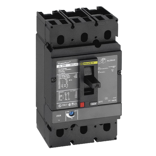 Interruptor Powerpact con zapatas JDL26225 - Interruptor Powerpact JDL - Square D - Boxito.click