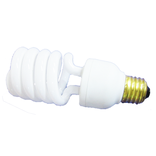 Lámpara espiral fluorescente ahorradora de 23W