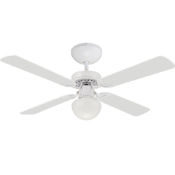 Ventilador Condesa 42 Pulgadas Blanco con Lámpara