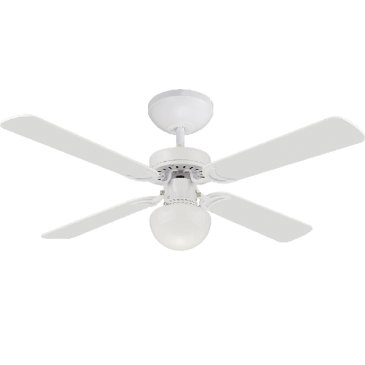 Ventilador Condesa 42 Pulgadas Blanco con Lámpara