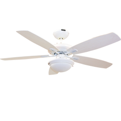 Ventilador Ventury 52 Pulgadas Blanco con Lámpara