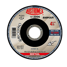 2disco corte metal 4 1/2 41/2x1/8x7/8