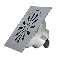 coladera laton 10x10 c/trampa 2-pc-310