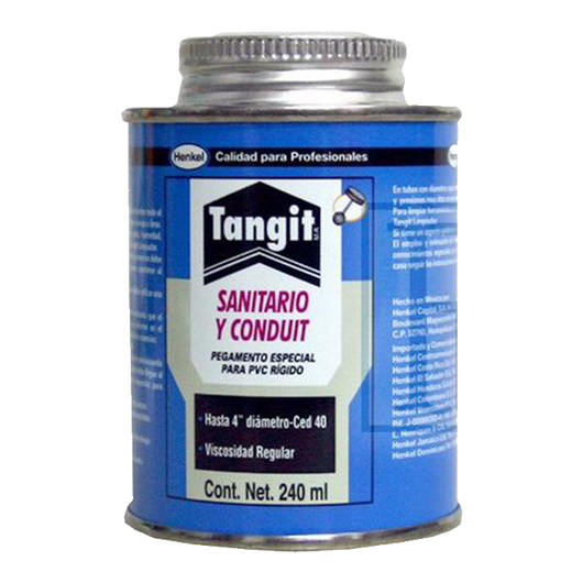 Bote pegamento para PVC médium 240ml