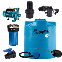 510159 cist rotoplas c/ bomb 1200 lts azul (510003)
