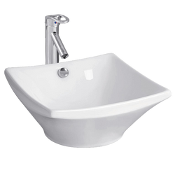 Lavabo  de sobreponer blanco