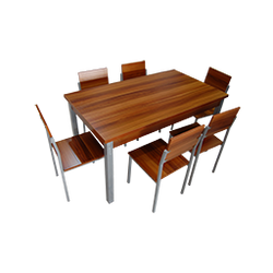 antecomedor 6 sillas a1430 mco de acero c/pintura