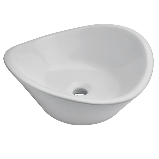 Lavabo Cassini blanco de sobreponer