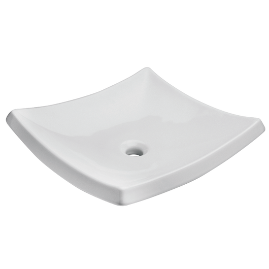 Lavabo Trazzo blanco de sobreponer