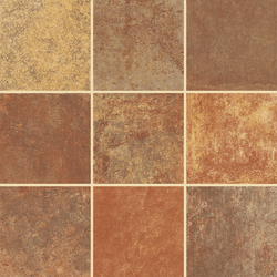 Piso Campestre rojo de 33 x 33