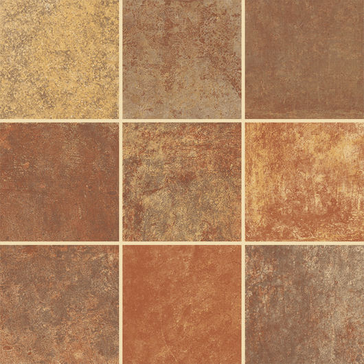 Piso Campestre rojo de 33 x 33