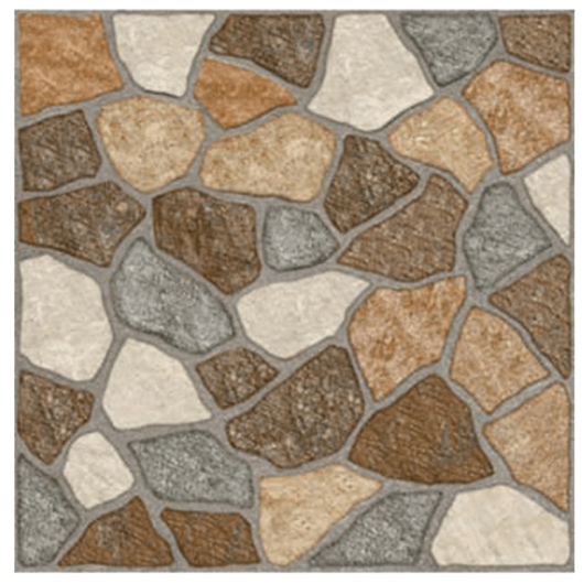 Piso Mixstone café de 55 x 55 cm