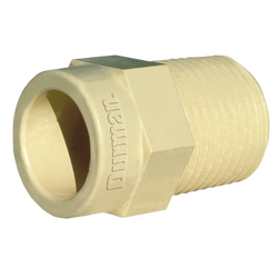 Adaptador macho de 13mm de CPVC cementar 301305 Gold Union