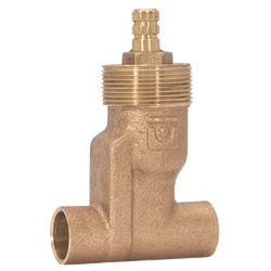 Llave de empotrar soldable sin maneral