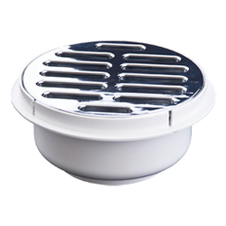 coladera c/salida univ y rejil cromada 170