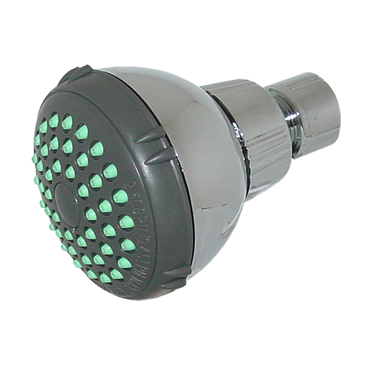 Regadera cromada s/brazo y chapetón 44cc