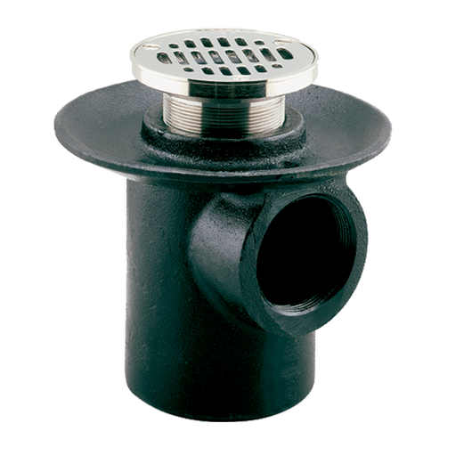 Coladera para piso de una boca con rejilla 24 - Coladeras - Helvex - Boxito.click