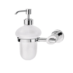 Jabonera de cristal con dosificador Nuva 9148 - Jabonera - Helvex - Boxito.click