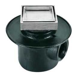 Coladera para piso decorativa de una boca 282-35-CHLI - Coladeras - Helvex - Boxito.click