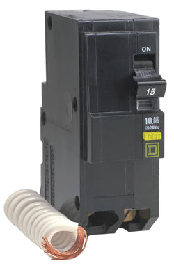 Interruptor termomagnético QO215GFI - Interruptor termomagnético con protección falla a tierra - Square D - Boxito.click