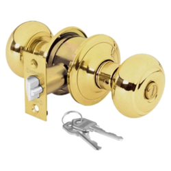 Cerradura Gamma color latón brillante