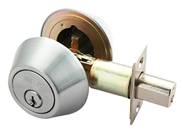 Cerrojo de llave color cromo mate