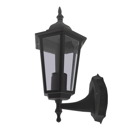 Farol de pared de aluminio color negro, - Lámparas de exterior - Benelux - Boxito.click