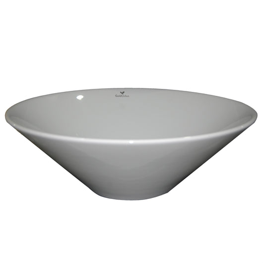 Lavabo Trentino blanco de sobreponer
